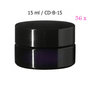 56 x 15 ml Sirius Cosmetic Jar, Miron Violet Glass