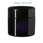 100 ml Ceres Cosmetic Jar w/ Modern or Classic Lid, Miron Violet Glass