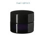 5 ml Ceres Cosmetic Jar w/ Modern Lid, Miron Violet Glass