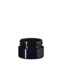 10 ml Ceres cosmeticapot met modern of klassiek deksel, Miron violet glas