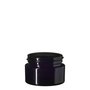 15 ml Ceres Cosmetic Jar w/ Modern or Classic Lid, Miron Violet Glass