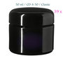 39 x 50 ml Ceres Cosmetic Jar, Miron Violet Glass