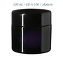 28 x 100 ml Ceres Cosmetic Jar w/ Modern or Classic Lid, Miron Violet Glass