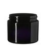 28 x 100 ml Ceres cosmeticapot met modern of klassiek deksel, Miron violet glas