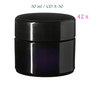 42 x 30 ml Ceres Cosmetic Jar w/ Modern or Classic Lid, Miron Violet Glass