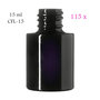 115 x 15 ml Virgo Cosmetic Bottle, Miron Violet Glass