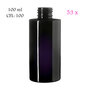 53 x 100 ml cosmeticafles Virgo, Miron violet glas CFL-100