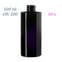 30 x 200 ml cosmetic bottle Virgo, Miron violet glass CFL-200 