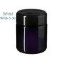 50 ml smalle wijdhalspot Saturn, Miron violet glas WHA-S-50