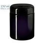 250 ml wijdhalspot Saturn, extra wijd model, Miron violet glas WHA-E-250