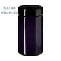 300 ml wijdhalspot Saturn, Miron violet glas WHA-B-300