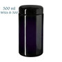 500 ml wijdhalspot Saturn, Miron violet glas WHA-B-500
