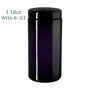 1 liter Saturn wijdhalspot, Miron violet glas