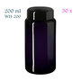 30 x 200 ml pot Carina, Miron violet glas WH-200