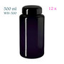 12 x 500 ml Carina wijdhalspot, Miron violet glas