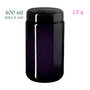 15 x 400 ml Saturn wijdhalspot, Miron violet glas