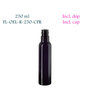 250 ml ronde oliefles Pollux, Miron violet glas FL-OEL-R-250-CPR