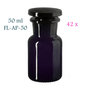 42 x 50 ml apothecary jar Libra, Miron violet glass FL-AP-50