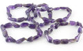 Amethist armband, 6-10 mm nuggets