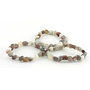 Botswana agate nugget bracelet