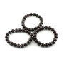 Garnet bracelet, 10 mm beads, facetted