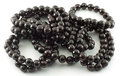 Garnet bracelet, 10 mm beads, facetted
