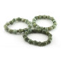 Jade bracelet , 10-11 mm beads with slices