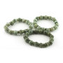 Jade (jadeïet) armband, 10-11 mm kralen met schijfjes