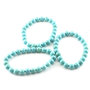 Magnesite bracelet, turquoise coloured, 8 mm beads