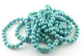 Magnesite bracelet, turquoise coloured, 8 mm beads