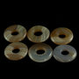 15mm agate mini donuts, 2 pcs