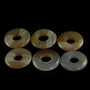 Minidonuts 15mm agaat, 2 stuks