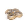 Fluoriet donut 4 cm - gele fluoriet