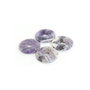 Amethyst donut / pi stone, 4 cm