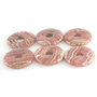 Rhodocrosite donut / pi stone, 3 cm