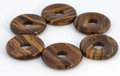 Tiger iron donut / pi stone, 3 cm