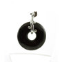 Scharnierclip zilver 'Waterval' voor 3 cm donuts