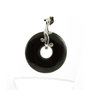 Silver pendant  'Waterfall' for 3 cm donuts