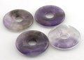 Amethyst donut / pi stone, 3 cm, small blemish