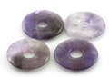 Amethyst donut / pi stone, 3 cm, small blemish