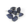 Dumortierite tumbled pendant