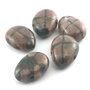 Chiastolite tumbled pendant, drilled