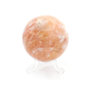 Orange calcite sphere, 6.5 cm