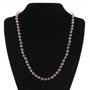 Amethyst necklace, 6 mm beads