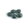 Bloodstone disc pendant, 1.8 cm