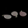 Rose quartz on pendant clip, 2.7 cm