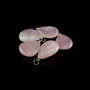 Rose quartz drop pendant