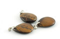 Tiger's eye on clip pendant