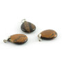 Tiger's eye on clip pendant