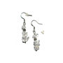 Clear quartz chip earrings